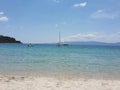 beautiful greek beach Royalty Free Stock Photo