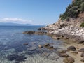 beautiful greek beach Royalty Free Stock Photo