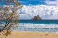 Beautiful greek seascape. East Crete. Xerokampos beach