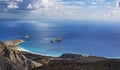 Beautiful greek seascape. East Crete. Xerokampos beaches.