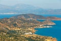 Beautiful greek seascape at sunny day Royalty Free Stock Photo