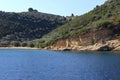 Beautiful Greek wild islands in the Aegean Sea