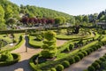 Beautiful green garden from top view Royalty Free Stock Photo