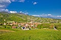 Beautiful green hills of Zagorje Royalty Free Stock Photo