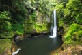 Beautiful Green Kaiate Falls, New Zealand Royalty Free Stock Photo