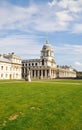 Beautiful green lawn in Greenwich Royalty Free Stock Photo