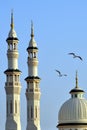 Beautiful green mosque