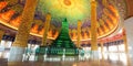 Beautiful green pagoda in bangkok thailand