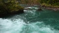 The beautiful green of the Petrohue waterfall, Chile