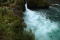 The beautiful green of the Petrohue waterfall, Chile