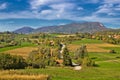 Beautiful green scenery of Prigorje region