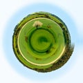 Beautiful green sping rural planet Royalty Free Stock Photo