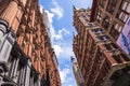 Beautiful Green Street in Manhattan with old houses, New York Royalty Free Stock Photo