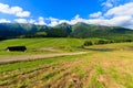 Beautiful green summer landscape of Tatra Mountains in Zdiar village, Slovakia Royalty Free Stock Photo