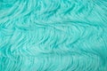 Beautiful green turquoise vintage color trends feather texture background. Wool texture. Royalty Free Stock Photo