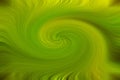 Beautiful green yellow smooth spiral circles background