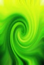 Beautiful green yellow smooth spiral circles background