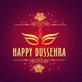 Beautiful Greeting card for Happy Dussehra.