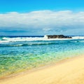 Beautiful Gris-Gris beach. Royalty Free Stock Photo
