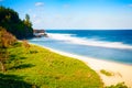 Beautiful Gris Gris sandy beach Royalty Free Stock Photo
