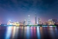 Beautiful guangzhou skyline at night