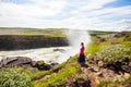 Beautiful Gullfoss waterfall in Iceland Royalty Free Stock Photo