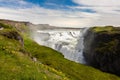 Beautiful Gullfoss waterfall in Iceland