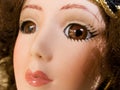 Beautiful Gypsy Doll Face Royalty Free Stock Photo