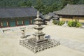 Beautiful Haeinsa temple exterior, South Korea.