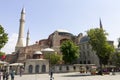 Beautiful Hagia Sophia Museum with people in front of it