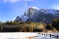 Halfdome Yosemite Valley National Park Royalty Free Stock Photo