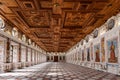 A beautiful hall in the magnificent 16th-century renaissance castle Ambras in Innsbruck, Austria. Europe