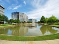 Beautiful Hall park view city Frisco Texas USA Royalty Free Stock Photo