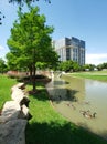 Beautiful Hall park view city Frisco Texas USA Royalty Free Stock Photo