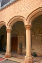 The beautiful hall pillars of the palace of bangalore.