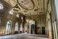 Beautiful hall in Sharovsky Castle with painting on the ceiling