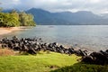 Beautiful Hanalei Bay Royalty Free Stock Photo
