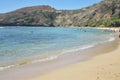 Beautiful Hanauma Bay Preserve Beach In Oahu Hawaii Royalty Free Stock Photo