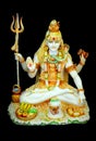 Marble statue of hindu god, lord shiva Royalty Free Stock Photo