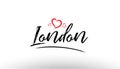 london europe european city name love heart tourism logo icon de