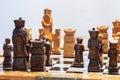 Decorative Chinese Chess Set Royalty Free Stock Photo