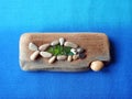Handmade picture - fish on wooden surface, Lithuania