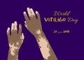 World Vitiligo day poster