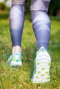 Young woman exercising outdoors in nature Royalty Free Stock Photo