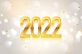 Beautiful happy new year 2022 celebration background Royalty Free Stock Photo