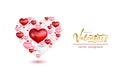 Beautiful Happy Valentine\'s Day background