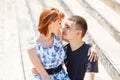 Beautiful and happy young couple Royalty Free Stock Photo