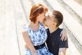 Beautiful and happy young couple Royalty Free Stock Photo