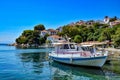 Beautiful harbour in Skiathos, Sporades, Greece