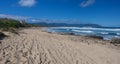 Beautiful Tropical Hawaiian Beach Kaneohe, Oahu Royalty Free Stock Photo